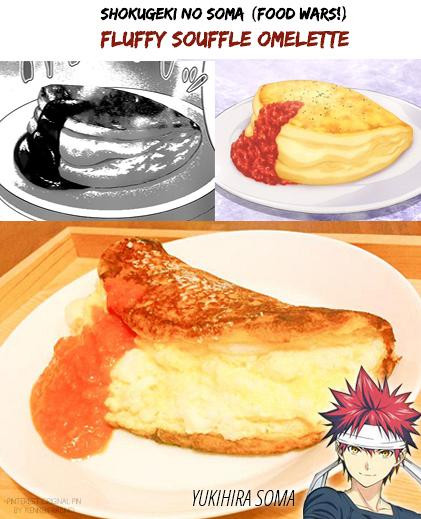 Shokugeki no Soma- Szuflé omlett